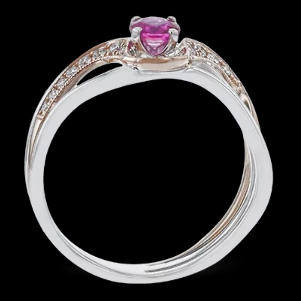 New 925 Silver Dainty Wonderful Sapphire Ring - Picture 5 of 6